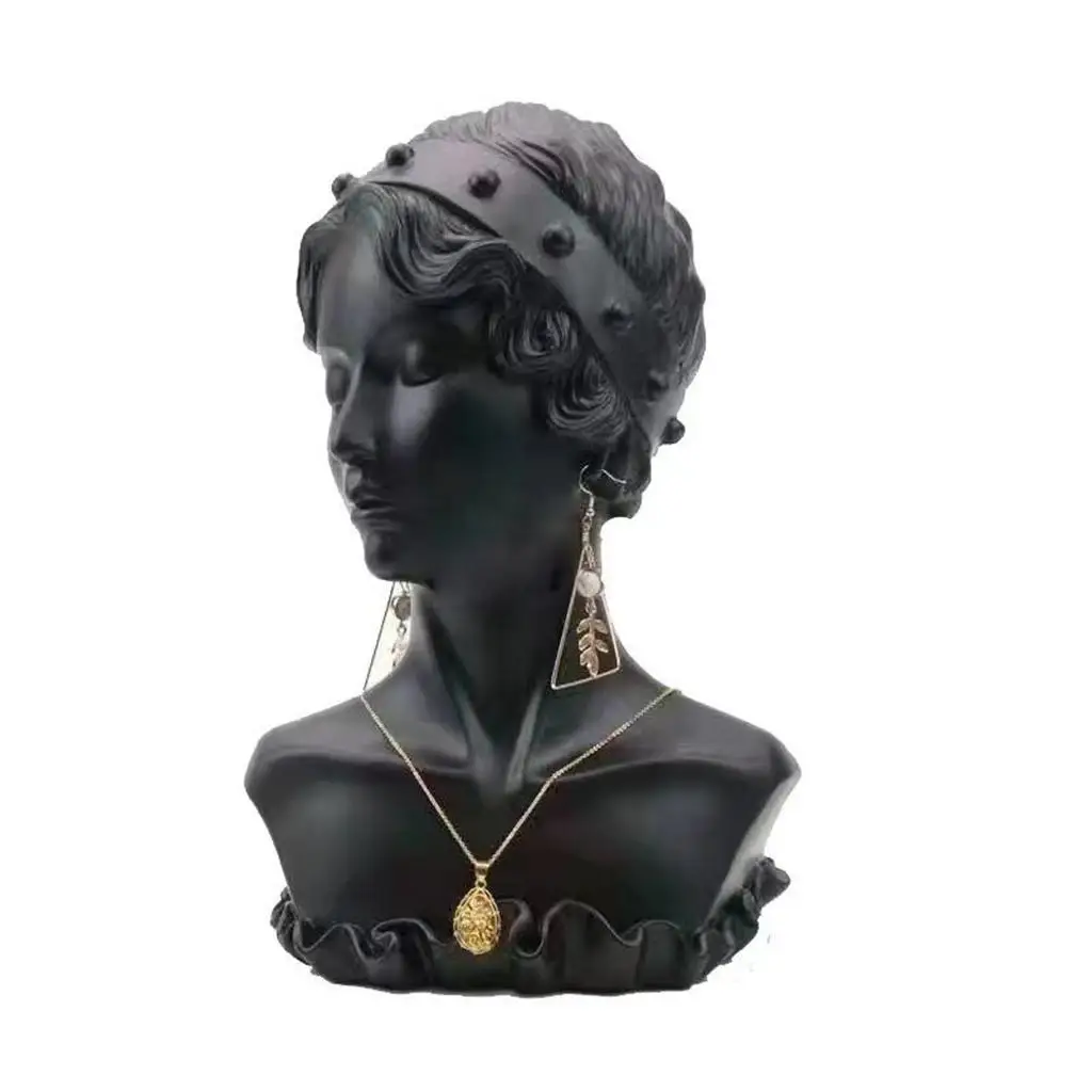 Necklace Earring Display Mannequin for Women Organization Easy Use Gift