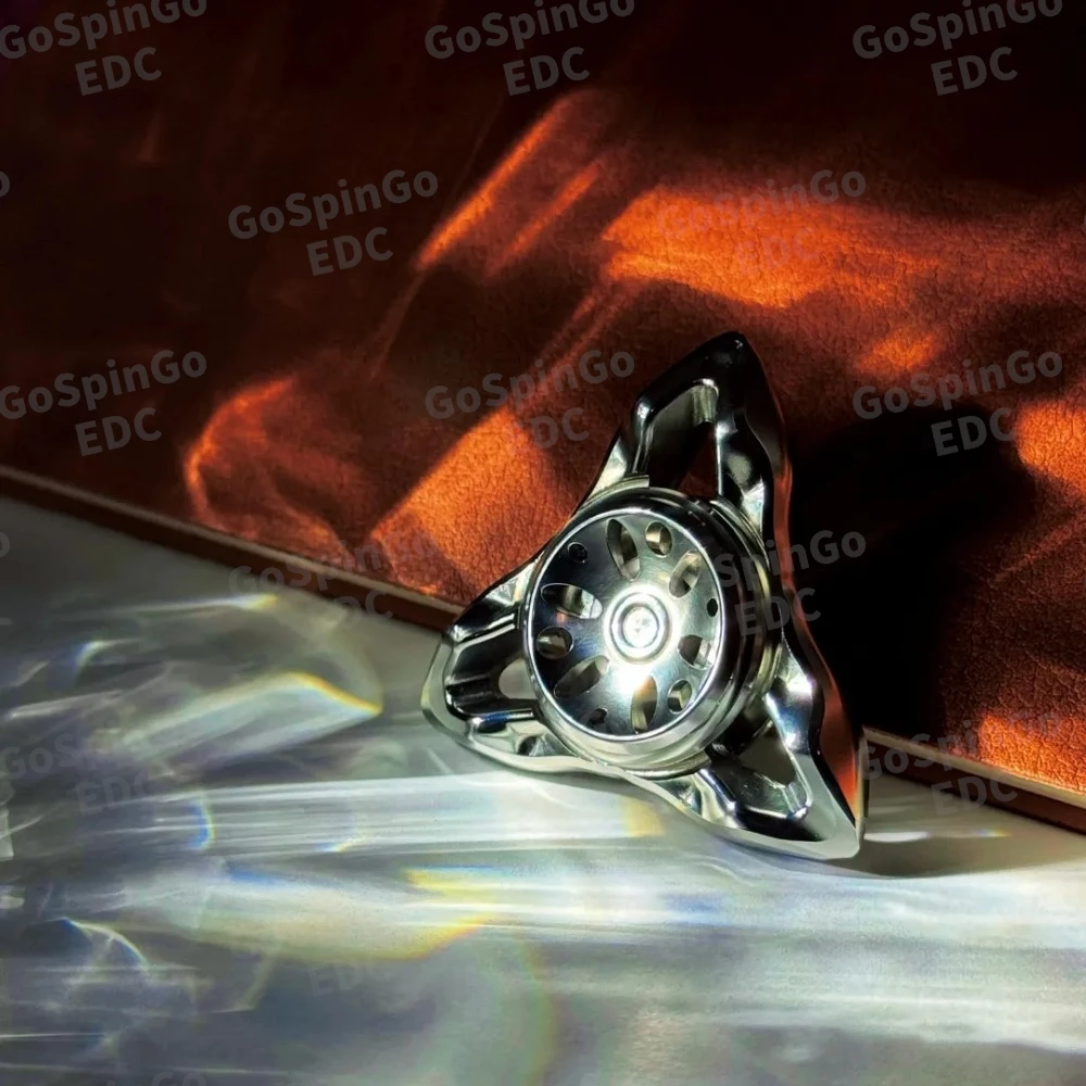 LQ EDC SHESHA تململ سبينر الفولاذ المقاوم للصدأ الزركونيوم ألعاب متململة للبالغين مكتب عمل الملحقات ثلاثة شفرات سبينر