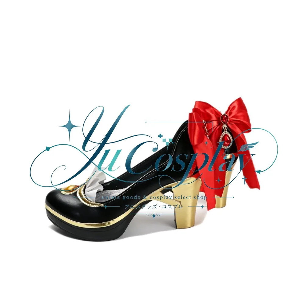 Genshin Impact Sandrone Puppet Banner Look Cosplay Shoes Custom High Heel Platform Anime Boots Prop Footwear