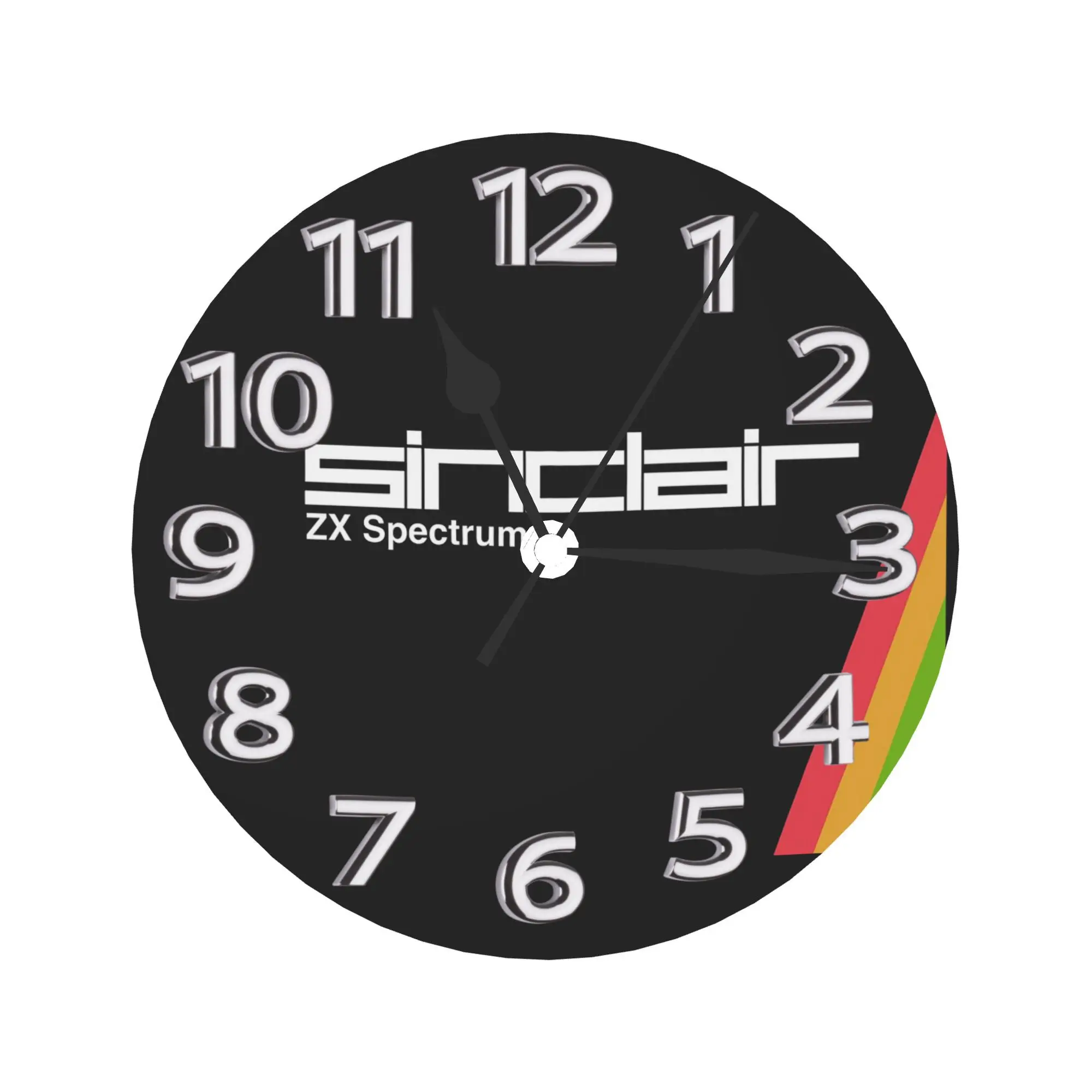 ZX Spectrum Wall Clock Room Decoration Silent Round Clock for Bedroom Living Kitchen Home
