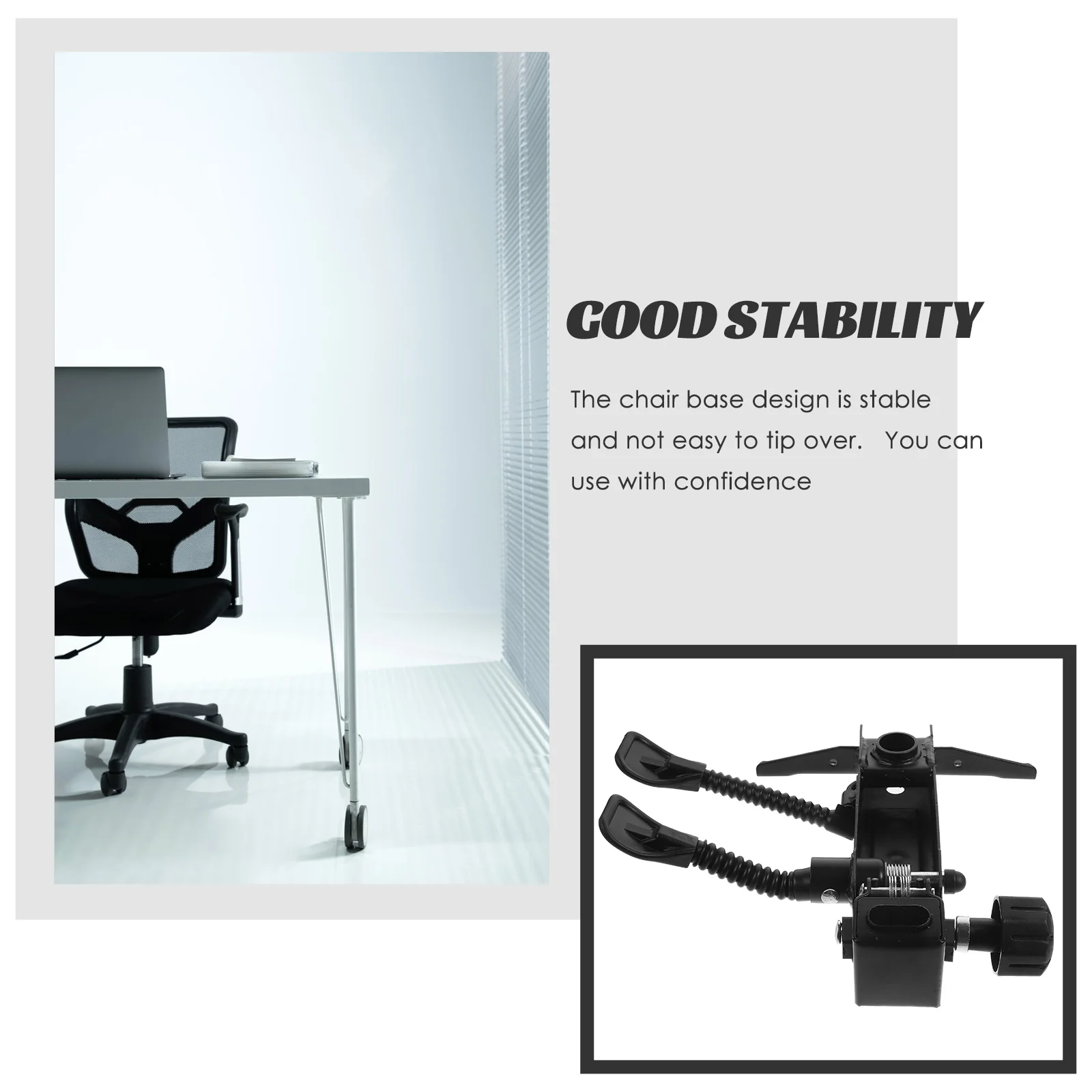 

Swivel Chair Base Office Rolling Replacement Plate Parts Seat Steel Wide Application Strong Durability Good Stability Convenient
