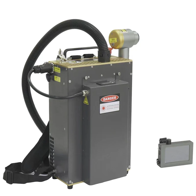 Rugzak Fiber Laser Roest Remover 100W 200W 300W Laser Reinigingsmachine