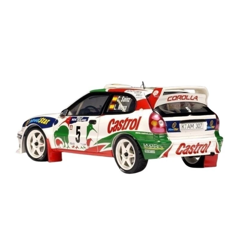 TeamC Bodies 1/10 Corolla WRC Rally Car Body 190mm Clear Lexan Car Shell W/Rear Wing + 3D Mirrors for R/C Drift Vehicles