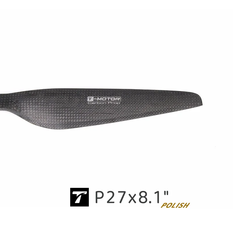 P27T-MOTOR Multi-rotorUAV polish carbon fiber propeller/PAIR ultimate pulling force20kg Best performance speed range1900~3800rpm