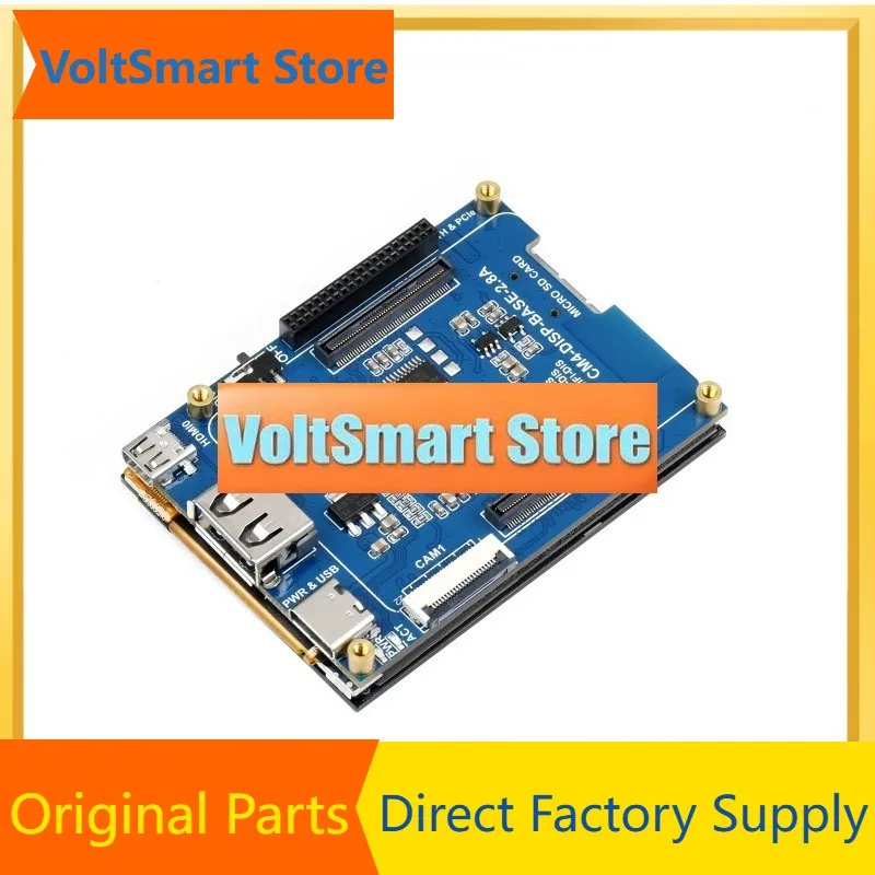 VoltSCM4-DISP-BASE-2.8A,Touch Screen Expansion For Raspberry Pi Compute Module 4,Optical Bonding Display,Optional Interface Expa