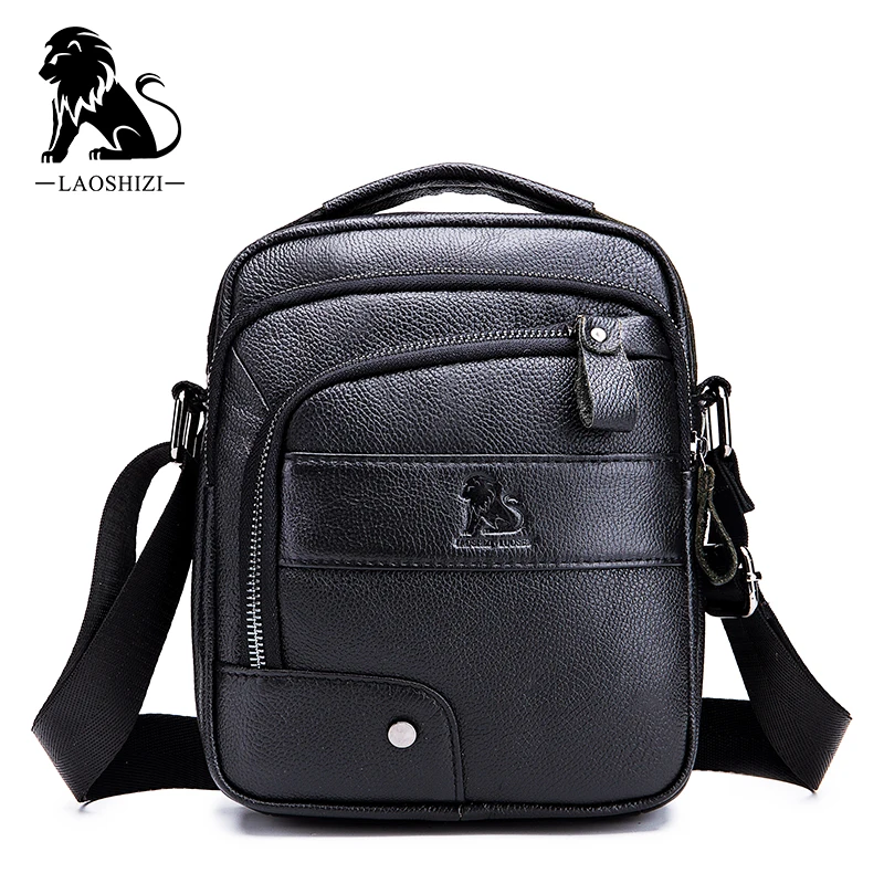 Luxury Brand Genuine leather Men Messenger Bags quality Guarantee Business Casual Handbag Male Shoulder Bag Large Capacity