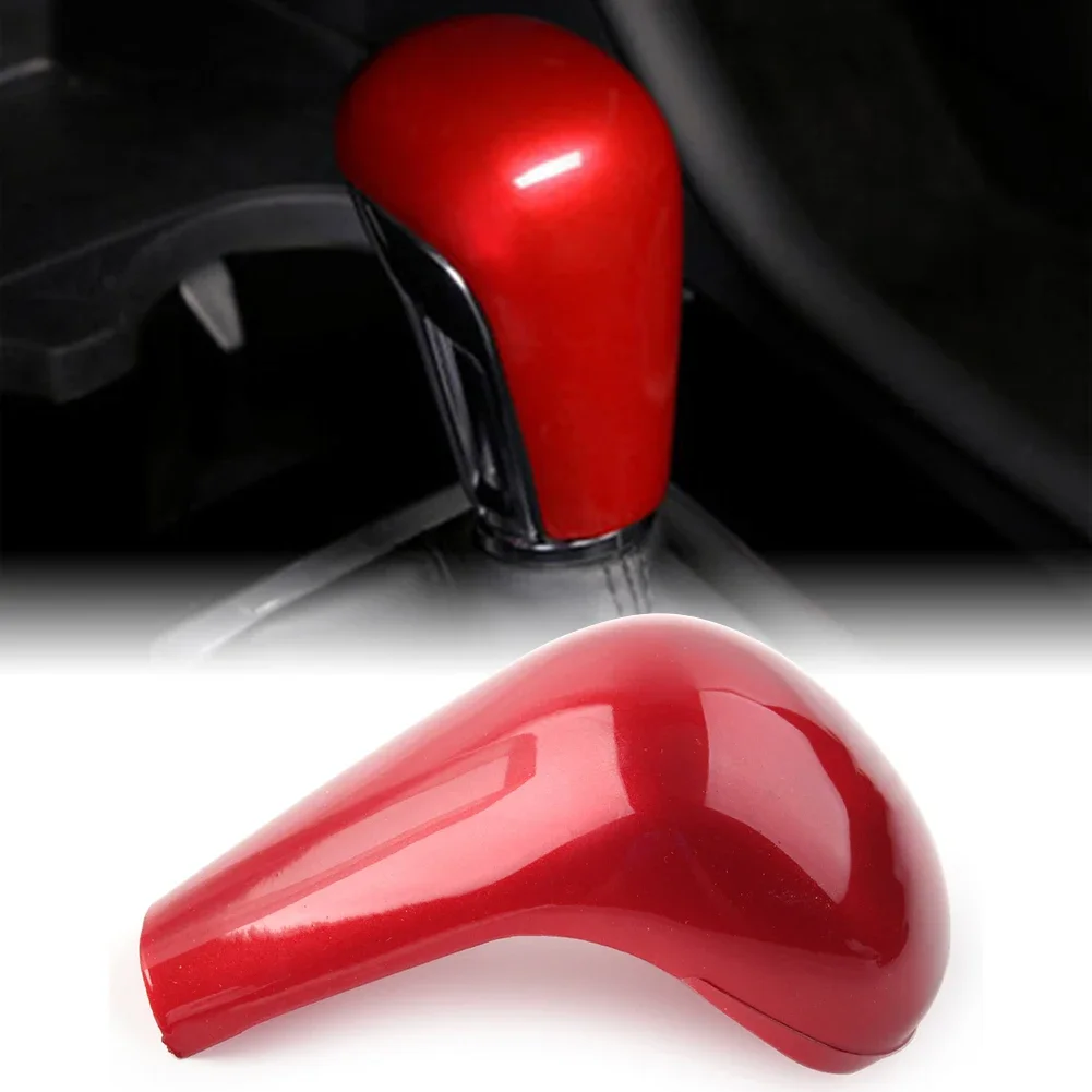 

For Mazda 3 Axela 2020 2021 2022 2023 2024 Car Styling Red Gear Shift Knob Cover Decorative Trims Auto Plastic Accessories Adorn