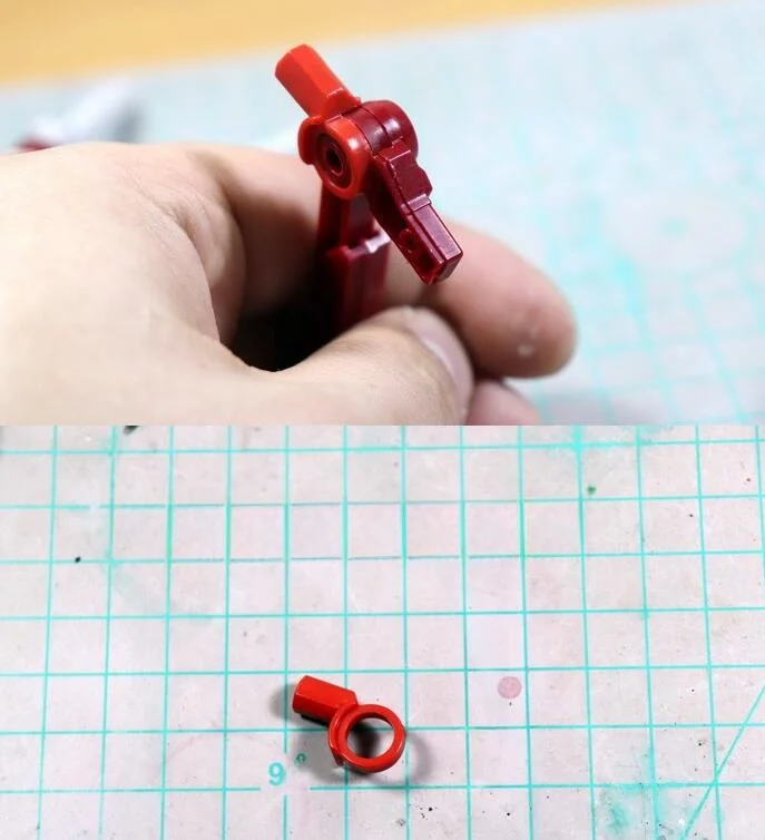 نموذج M3 PG 60 سيف العظيم الأحمر والأزرق الملوث، حقيبة ظهر للمعدات، نموذج نيلسون غاندام من بانداي، ألعاب للأعمار 3 سنوات فما... #2