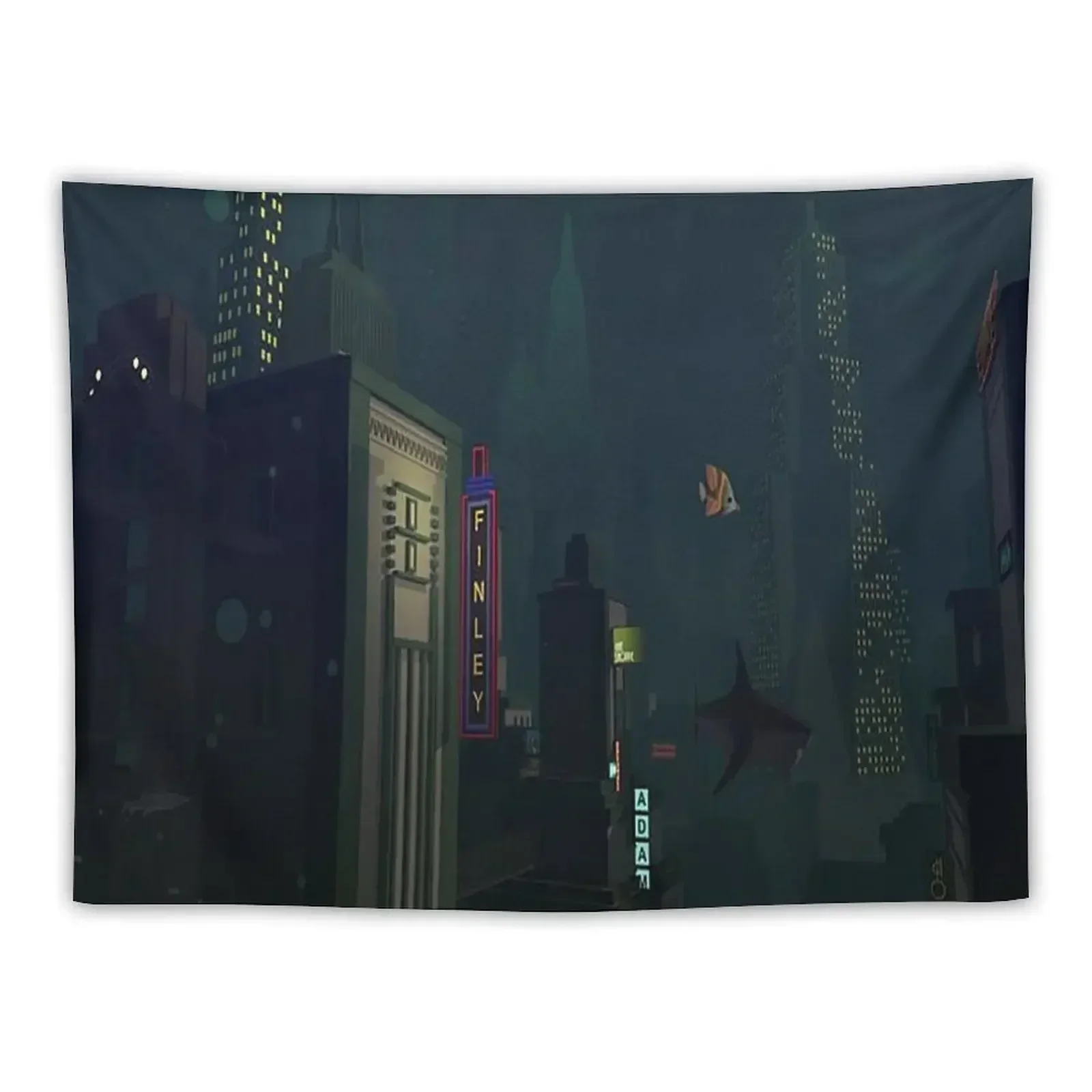 bioshock rapture Tapestry Wallpaper Wall Coverings Tapestry