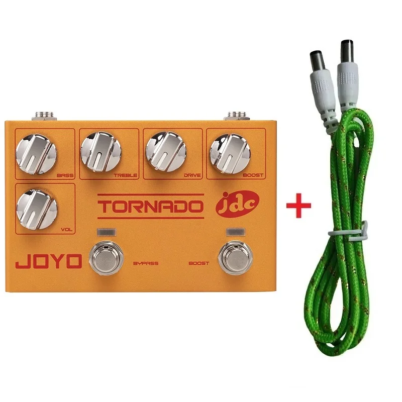 

JOYO R-21 TORNADO Overdrive Pedal Dual Channel DRIVE & BOOST Clean Smooth Rich Overtone for Electric Guitar