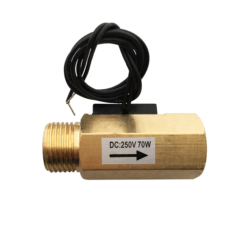 Water Flow Switch Flow Sensor Female and Male Threaded Magnetic Water Flow Sensing Signal Switch 1/2\