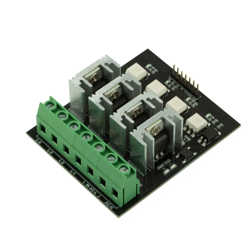 1pc 3.3V/5V 4-Channel AC Dimmer Module For Microcontroller Power Modules For Water Pump Ventilation Systems