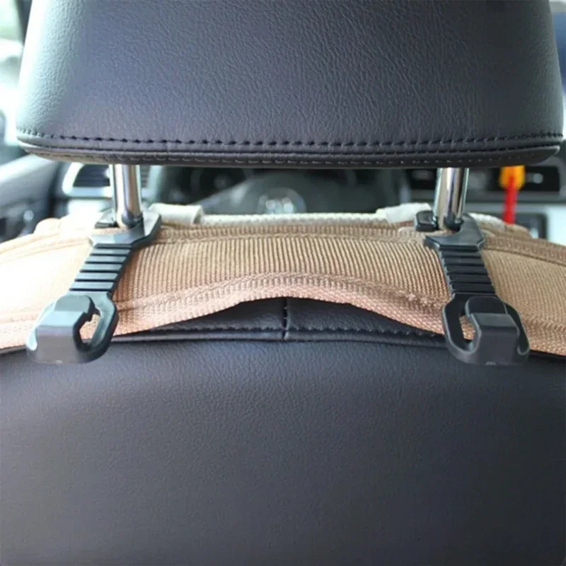 1/2/4PCS Universal Headrest Mount Car Seat Back Hanging Hook Fastener & Clip Seat Hanger Purse Bag Organizer Holder Vehicle Hook