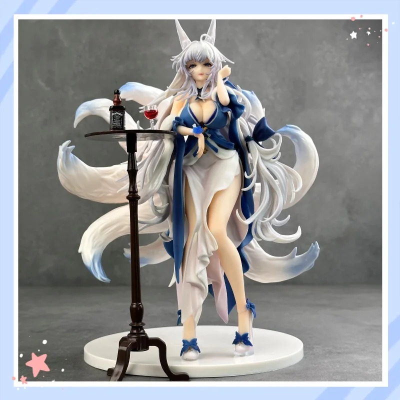 

Коллекционная фигурка из аниме Blue Archive: Шинано Оборозуки в платье «Девять ночей», девочка-девятьхвостая лиса, декор для рабочего стола, для фанатов аниме