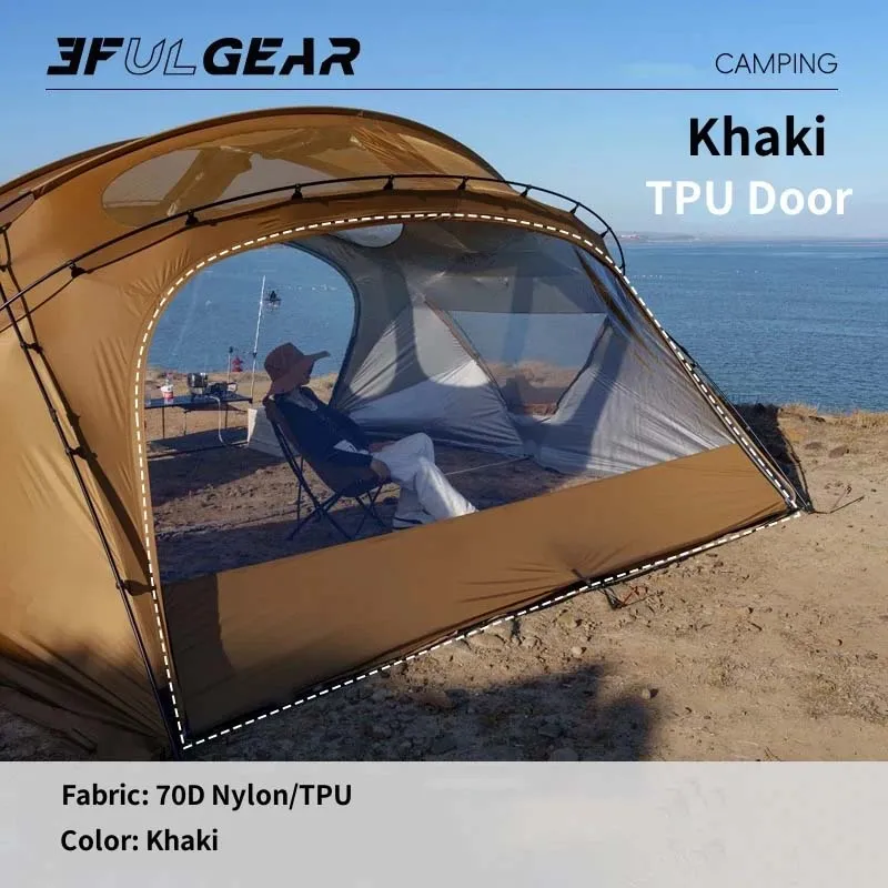 3F UL GEAR Beetle13 2.0 ملحقات خيمة التخييم 70D نايلون مقاوم للماء بولي يوريثان باب كروية نفق خيمة حساب خارجي حساب داخلي