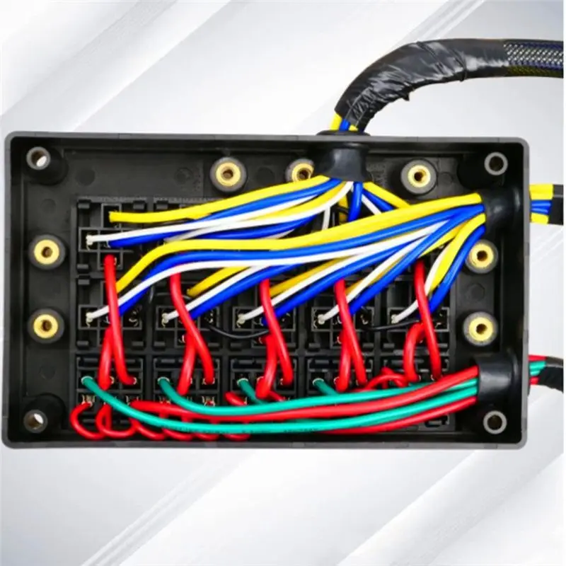 Top Sale Fuse And Relay Box Block Truck 12V Fuse Relay Box Pre-Wires 5Pin 40A ATC/ATO 15 Fuses