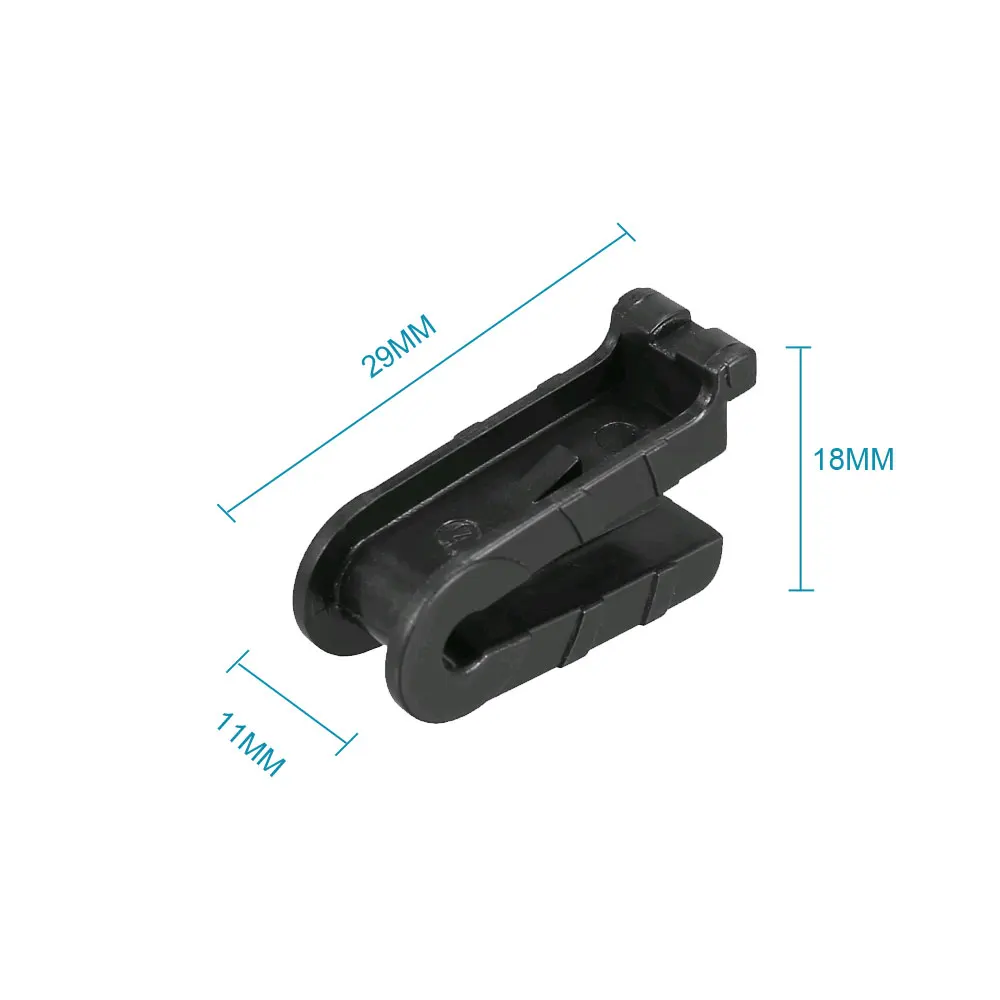 4pcs Universal Black Car Front Wiper Blade Arm Adapter Clip J Clip Hook Type A C D Car Exterior Windscreen Wipers Accessories