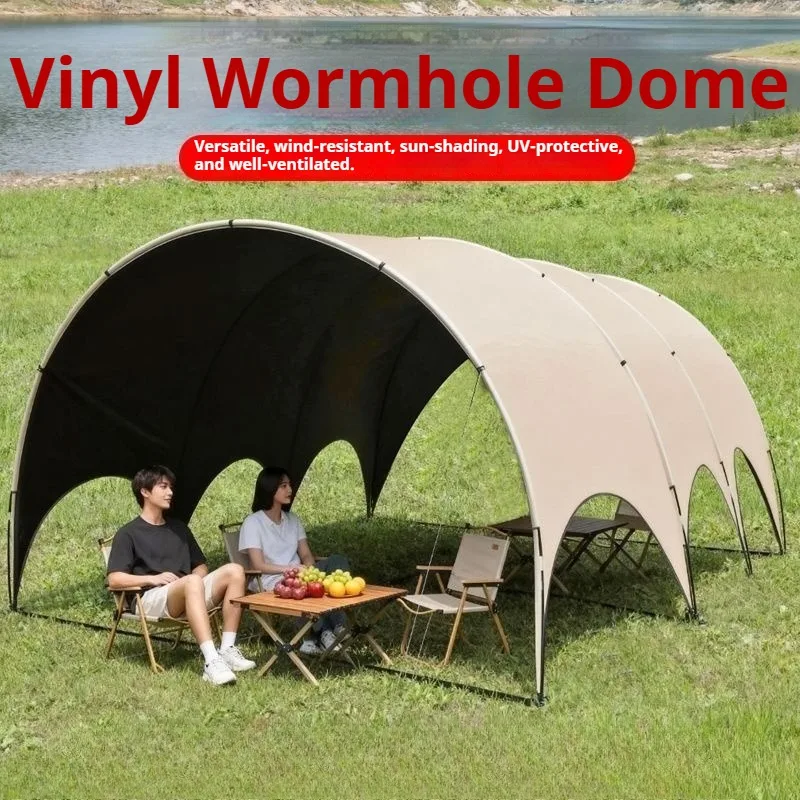 Multi-Purpose Tunnel Car Rear Awning Waterproof UV-Protected Canopy Tent Picnic Carport Wind-Resistant Outdoor Camping Supplies