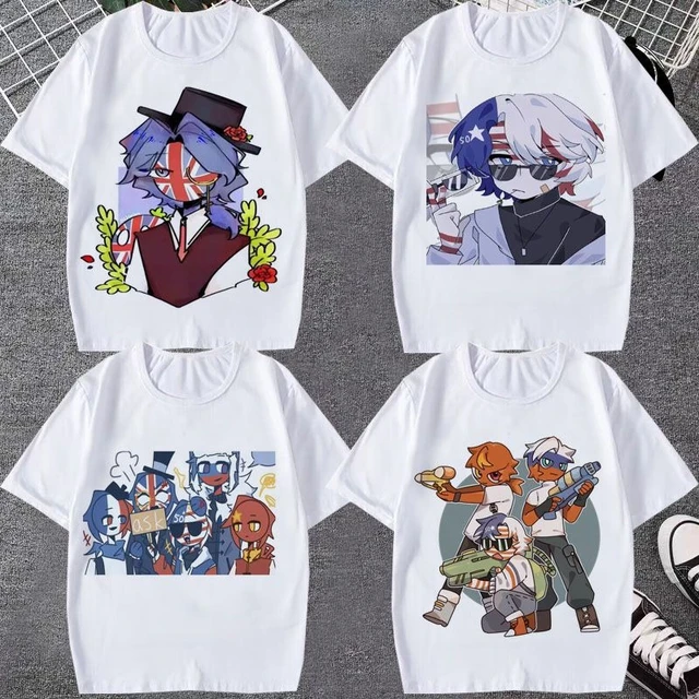 Countryhumans Women T Shirt Countryhuman Casual Ladys Shirts Female Tee Couples Printing Short Sleeve T Shirt Womens Clothing AliExpress