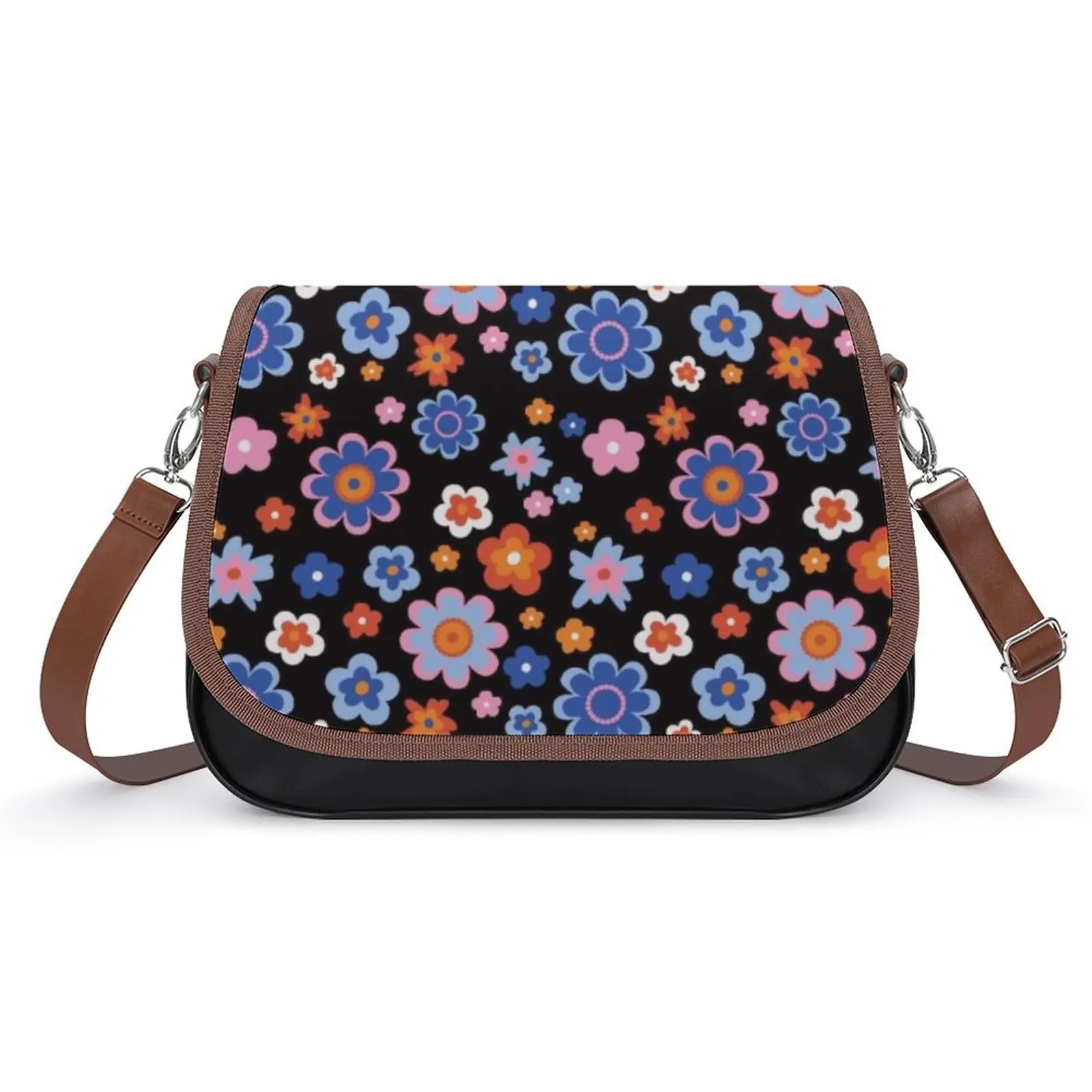 

Полинезийская сумка через плечо, повседневная женская сумка, новинка 2025, стиль, персонализированные женские цветочные узоры, настраиваемые узоры