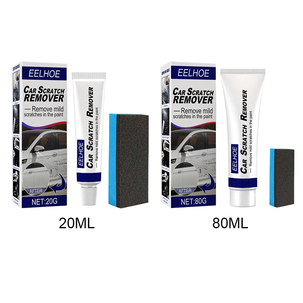 20/80ml Car Scratch Remover Auto Body Compound Polishing Cleaner Car Anti Scratch Cream Auto Polishes Care Repair Tool