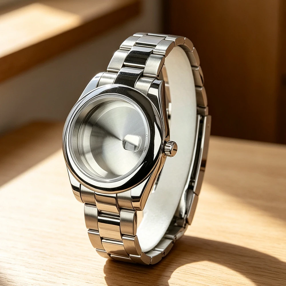 36mm-39mm-silver-watch-case-sapphire-glass-for-nh34-nh35-nh36-miyota8215-movt-stainless-steel-polished-oyster-strap-accessories