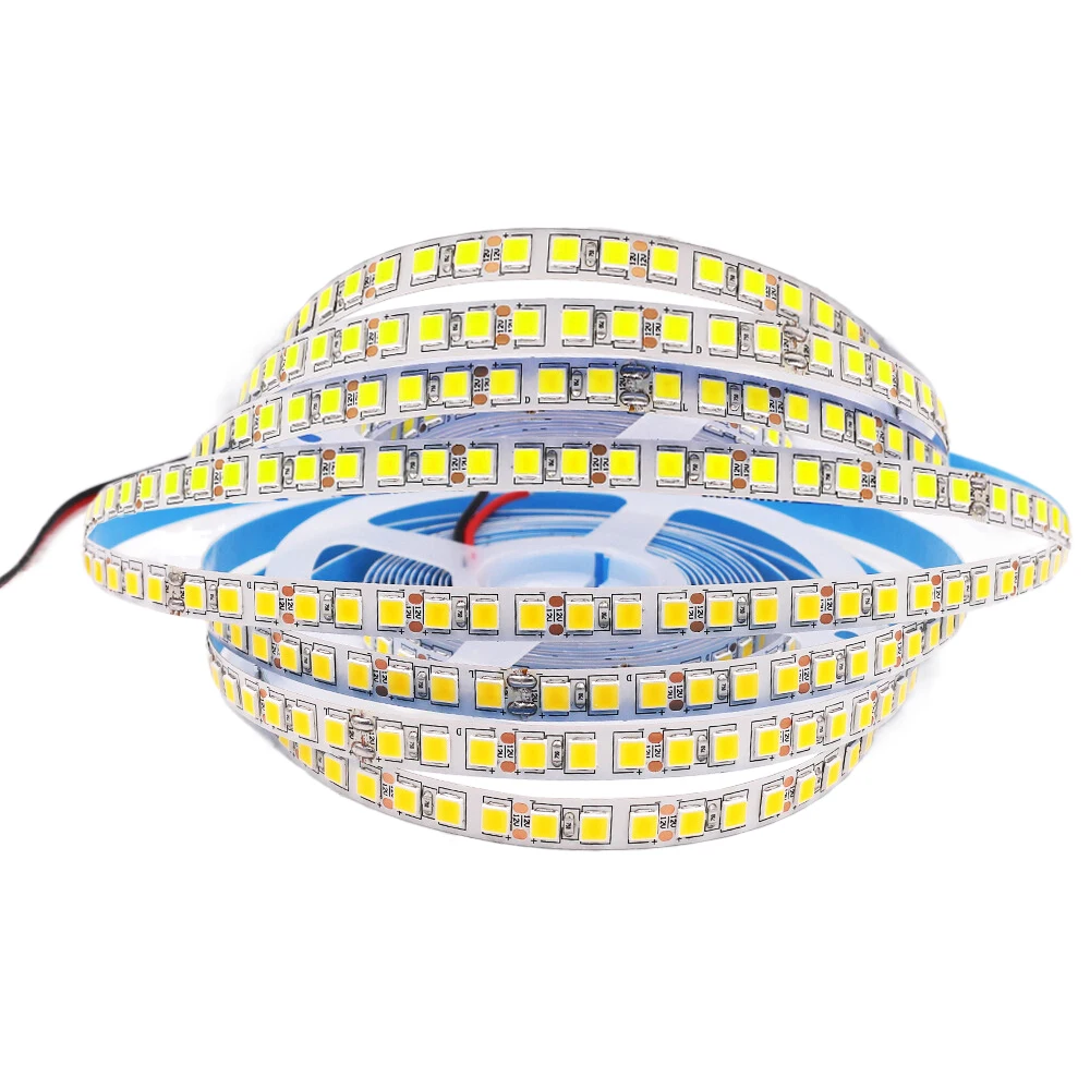 5m 10m 12V Led Strip Light Super Bright SMD 5054 More Brighter Than 5050 2835 Flexible Tape Waterproof White Natural Warm Decor