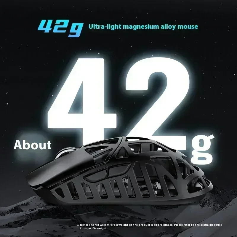 Wanling WLmouse Beast X Max Mouse Tri Mode Ergonomics Paw3950 Bluetooth Wireless Gaming Mouse Pc Gamer Accessory Custom Gift