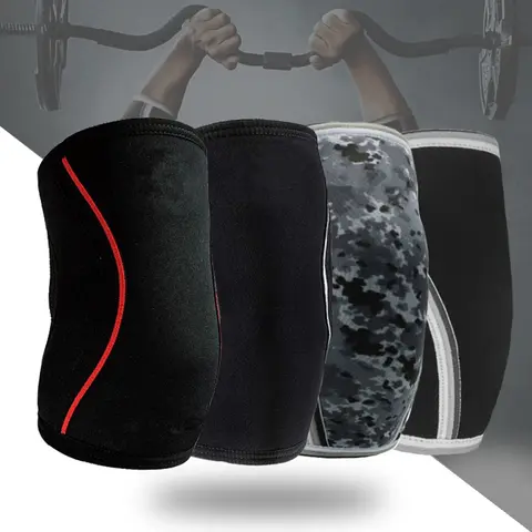 1 Pair Squat Elbow Pads Weightlifting Fitness Sport Elbow Brace Support Protector 7mm Neoprene Elbow Sleeves Women Men Teens Kid
