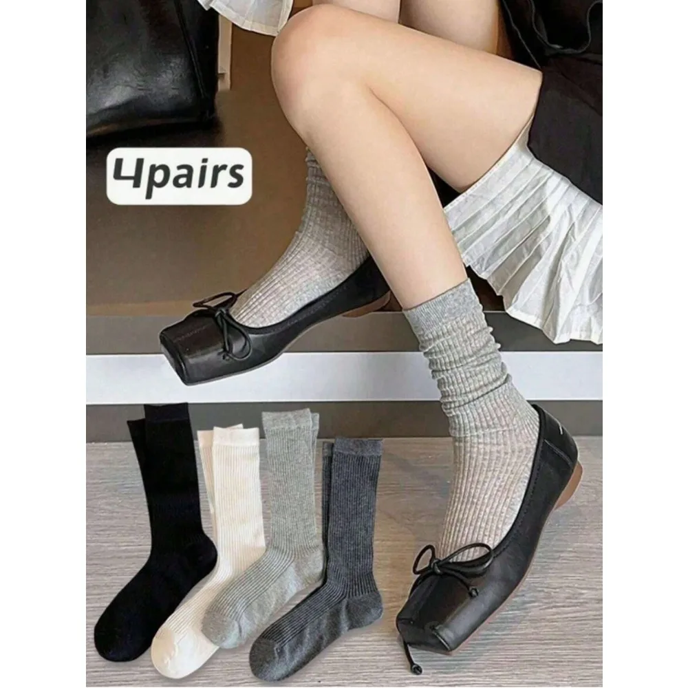Women's Vintage Knit Leg Warmers, Elastic Long Boot Socks, Soft Thickened Winter Leggings, Retro Snowflake Pattern Leg Covers view 2