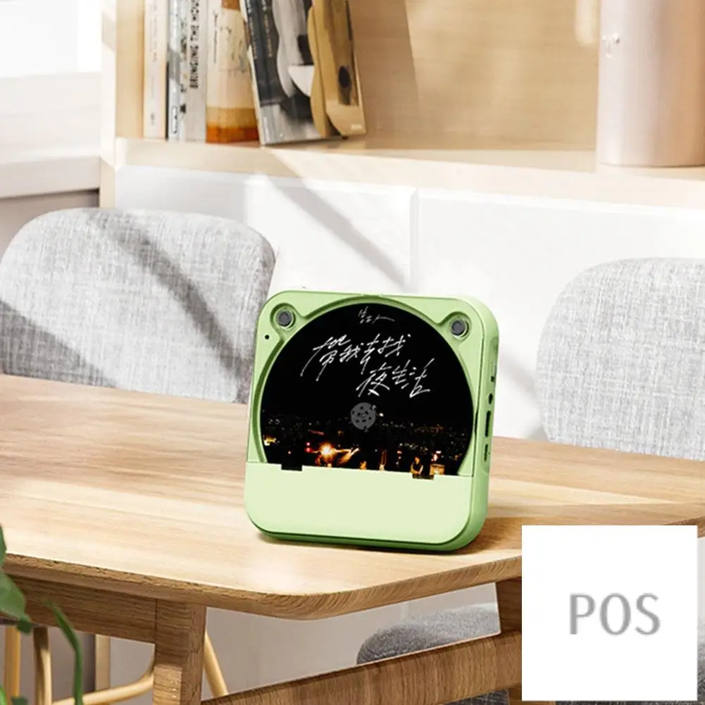 

Portable Home CD Music Player+Remote Control Bluetooth 5.1 CD Player Dust Cover Radio Boombox Display For Kids Gift-POS