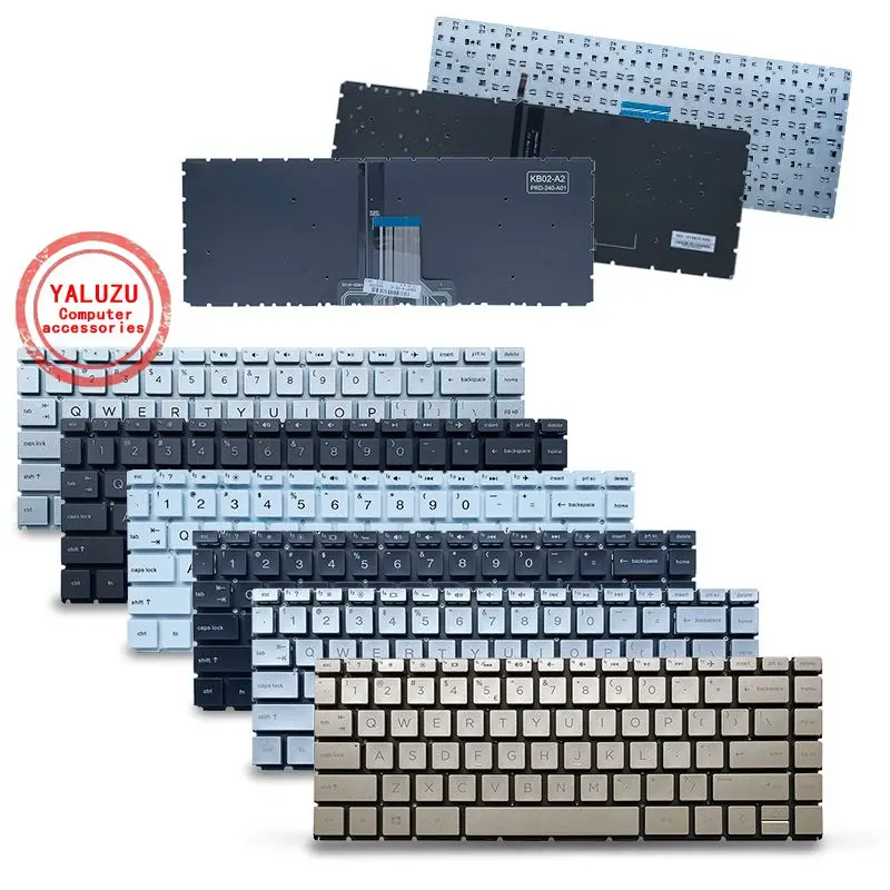 US English Laptop Keyboard For HP TPN-W125 TPN-W131 TPN-Q188 TPN-Q190 TPN-Q207 TPN-Q221 TPN-Q242 TPN-W139 TPN-I136 TPN-I132