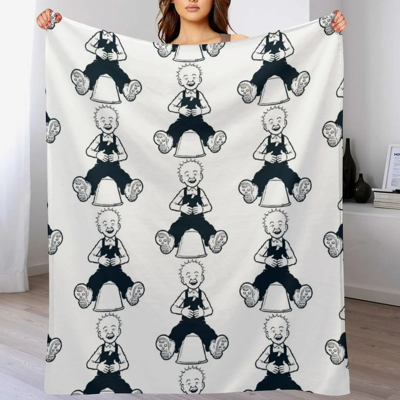

Oor Wullie, Scottish, Sunday Post Throw Blanket Luxury Throw Decorative Throw Luxury Designer Beach Blankets