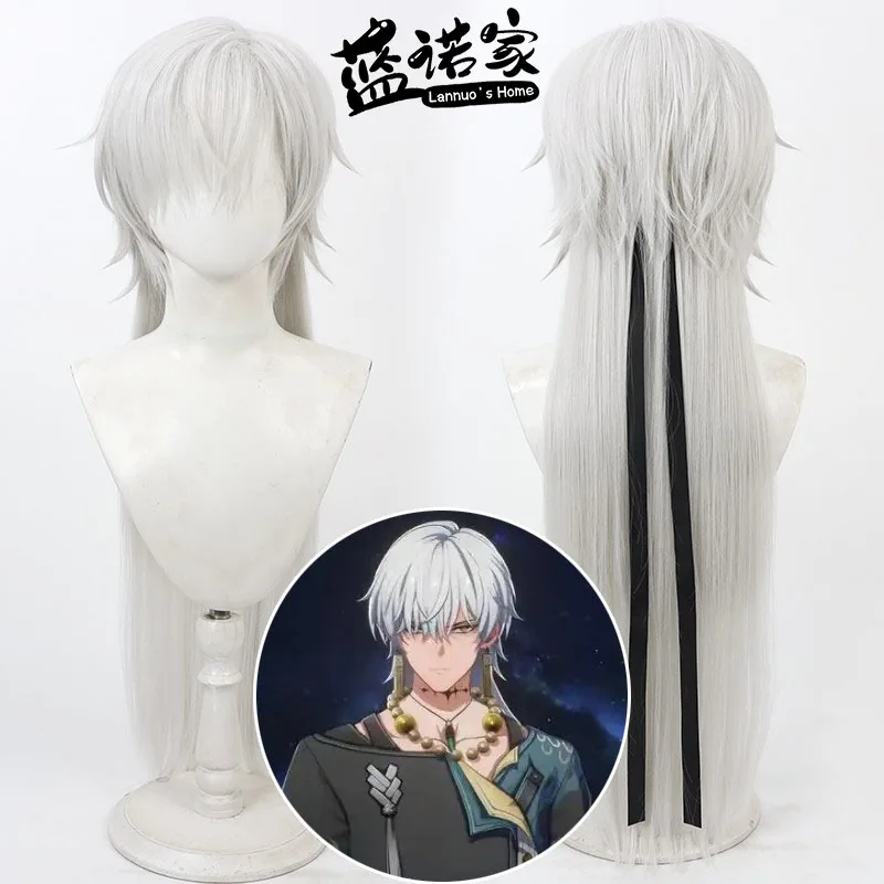 

Anime Wuthering Waves Geshu Lin Cos Cosplay Wig Halloween Carnival Party Props Synthetic Hair Heat Resistant Fiber + Wig Cap