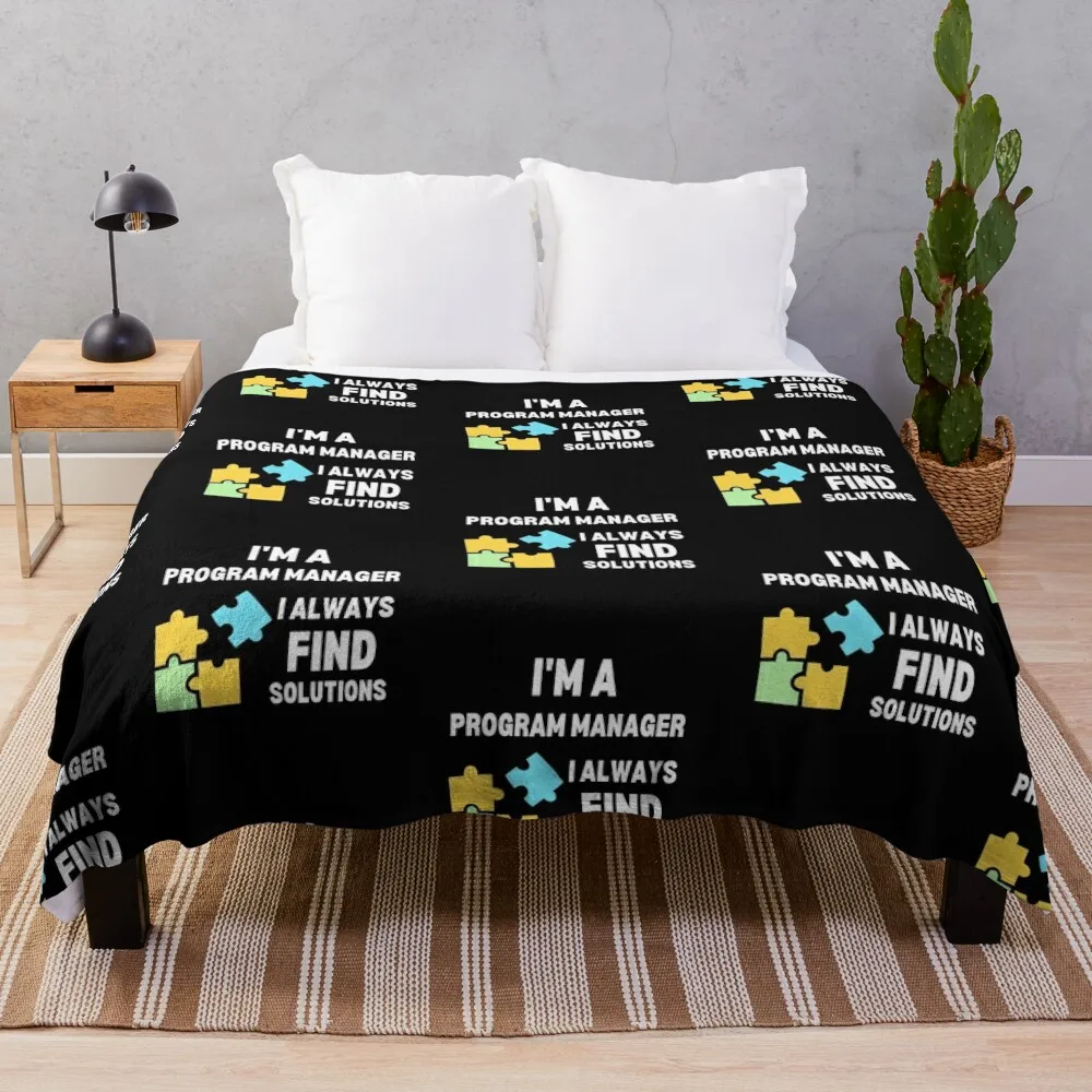 

Program manager find solutions - Program manager profession Throw Blanket Retros Sofas Blankets