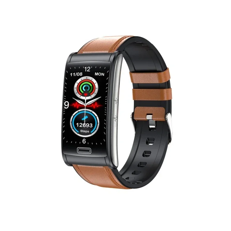 

2025 new E600 smartwatch ECG + PPG non-invasive, healthy, blood heart rate, blood pressure, monitoring, waterproof