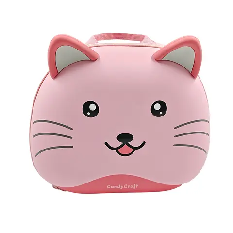 Barnväskor för dagis, skolryggsäck för flickor och pojkar, tecknade söta djurmönster med valpkattunge, lättviktig 10 best sales skolväskor för flickor - №4