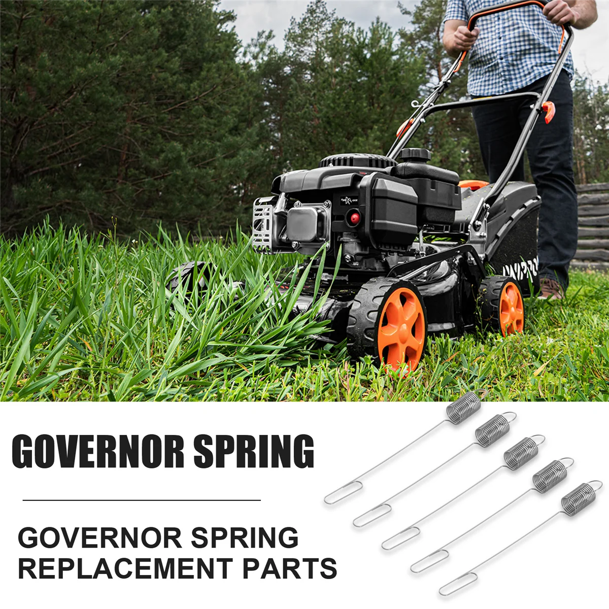 ГОРЯЧАЯ 5 шт. пружины для Briggs & Stratton 699056   Запасная часть пружины регулятора