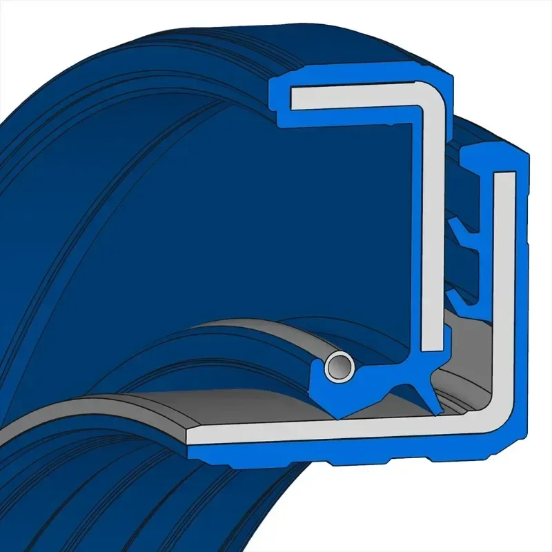 CFW Combined Skeleton Oil Seal Two-piece Set with Complete Specificationsexposed Skeleton Single Lip MSS7 Oil Seal