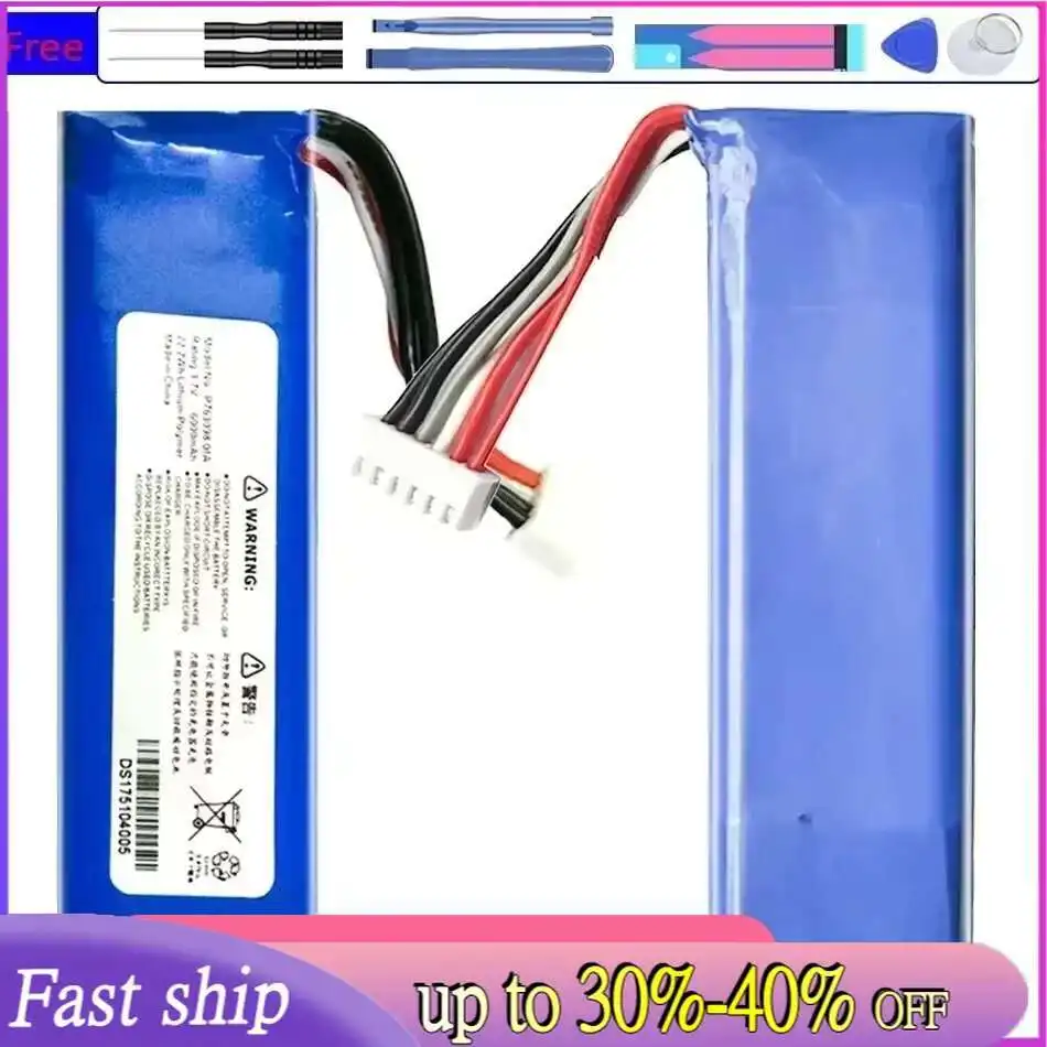 

П 763098 01А 6000 мАч аккумулятор для динамика JBL Link 20 Link20
