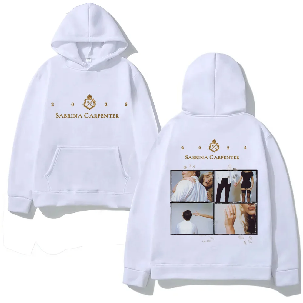 Felpa con cappuccio Sabrina Carpenter Nuovo stile Moda Donna/uomo Felpe Felpa con cappuccio estetica Stesso stile cantante Hombre di alta qualità