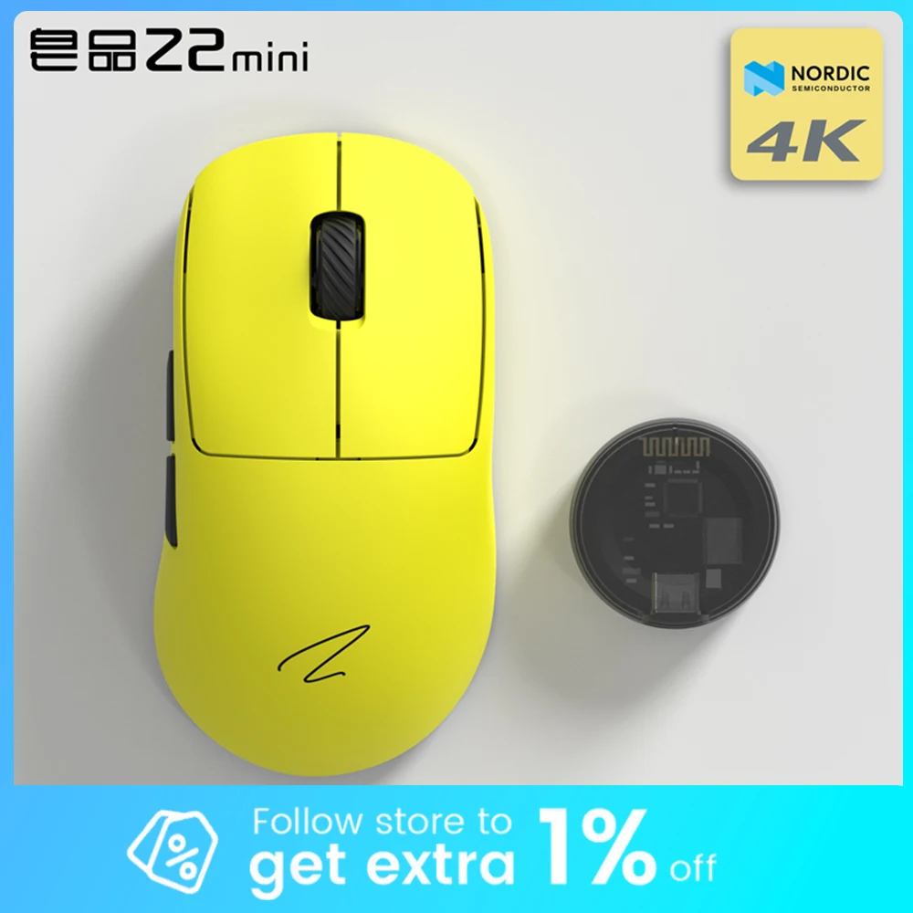 

Zaopin Z2 Mini Wireless Mouse 3modes 8k Paw3950 Bluetooth Game Mouse Nordic 52840 Lightweight Customized Gaming Accessory Gifts
