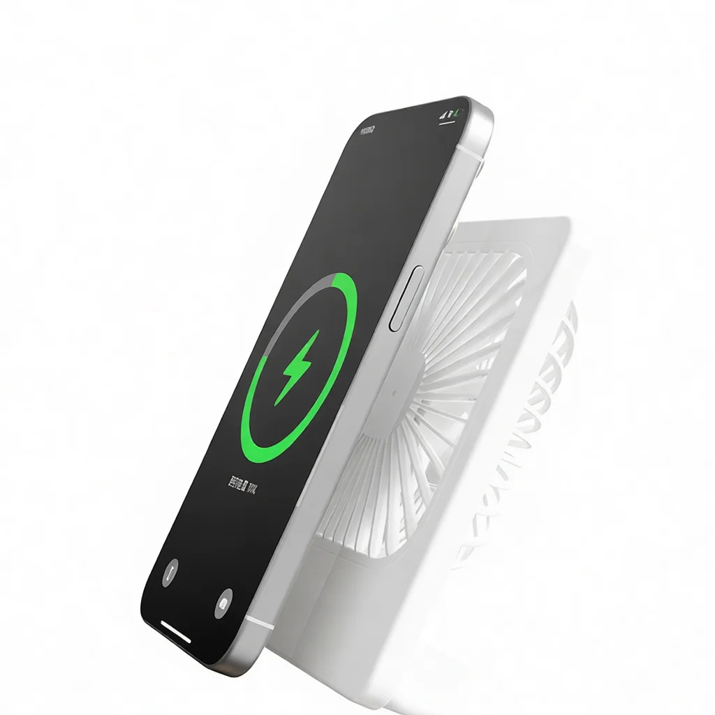 Portable USB Table Fan Small Desktop Cooler Quiet Airflow Electric Fan For Office Bedroom Workspace Green Square Fan