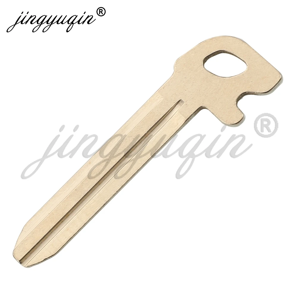 jingyuqin 10pcs Emergency Spare Car Key Blade For Toyota Vios Yaris Prote Hiace AYGO REGIUSACE Keyless TOY43 Uncut Blank