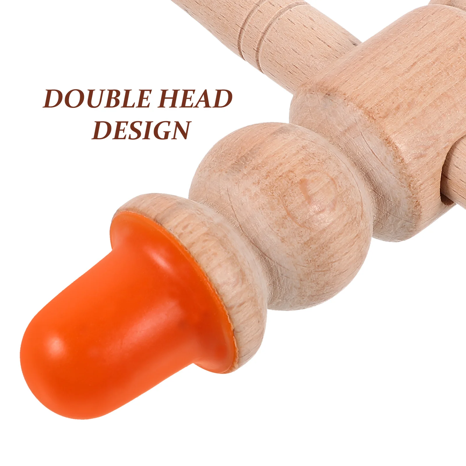 

Wood Cross Hammer Acupuncture Body Massager Foot Therapy Tool Acupoint Stick Health Relaxation Care Massage Rod