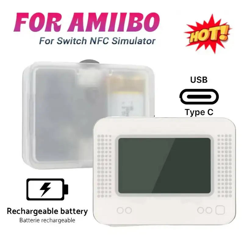 For Allmiibo Chargeable Intelligent Simulator Emulator Universal Writer for Switch Wiiu 3ds Kingdom Tears Breath Wild