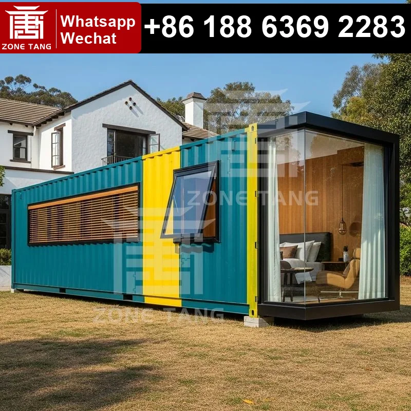 Flat Pack House Tiny Homes Shipping Container Homes Building Recreational Villa Two Story Container Home Changing Room Buildings
