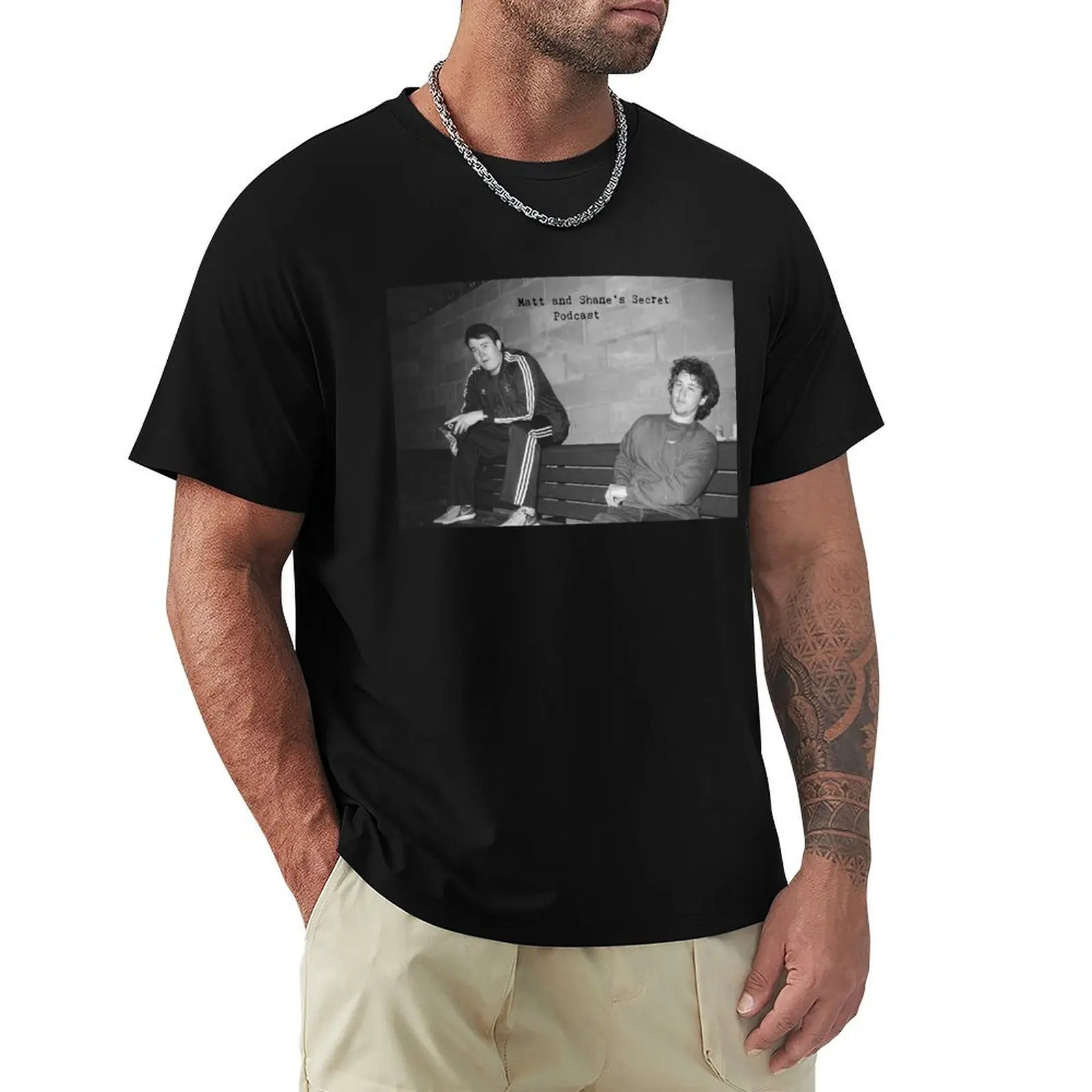 Matt and Shane's Secret Podcast T-Shirt Creative Graphic Tee Shirt