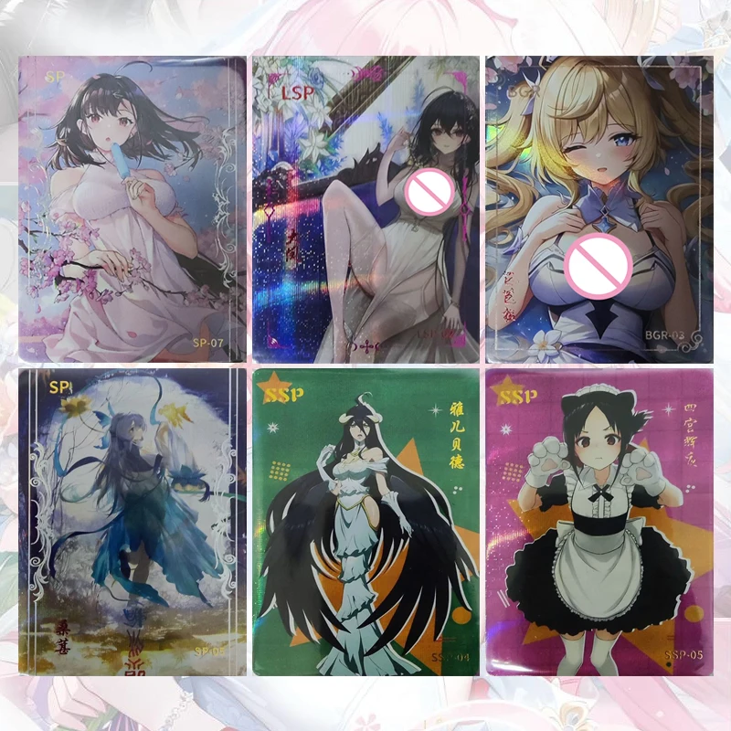 

Коллекционные карты Anime Goddess Story SP LSP BGR CP SSP UR SSR: Альбедо, Шиномия Кагуя, Барбара, Яэ Мико, Гань Юй, Райдэн Сёгун