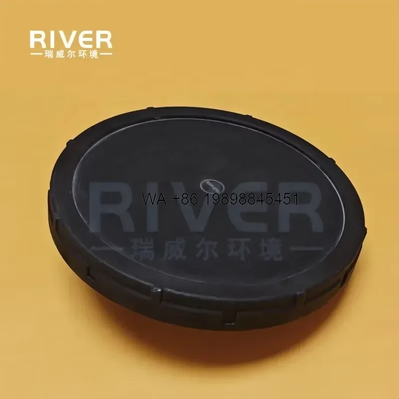 Wmwmnu 12 Inch High Oxygen EPDM PP 340mm Air Diffuser Membrane Fine Bubble Disc 2-8m h Flow Rate 3-5 Year Service Life for
